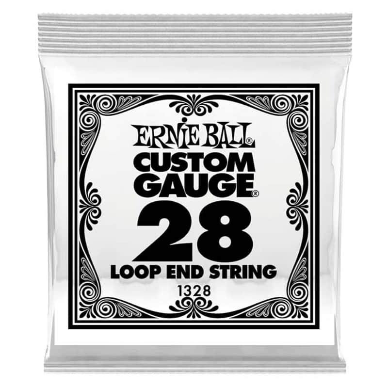 .028 Loop End Stainless Steel Wound Over Tin Plated Steel Core; Bright Crisp Tone + Longevity, Custom Gauge for Banjo, Mandolin, Dulcimer Guitar, etc. image 1