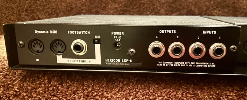 Vintage Lexicon LXP-1 and LXP-5 Multi Effects Processors | Reverb
