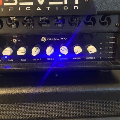Redseven Duality 50 with 2x12” Cabinet  and FS-7 foot switch Excellent Shape! image 7