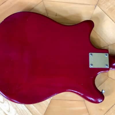 Vintage Crown Electric Guitar Made in Japan w/ Vintage Case image 14