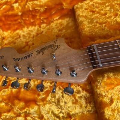 Fender Vintera '60s (Mastery and Lollar upgrades w case) Jaguar Modified HH with Pau Ferro Fretboard 2019 - 2023 - Surf Green image 13