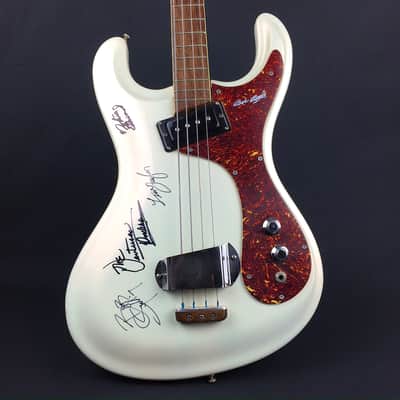 Mosrite Ventures Bass 1965 Pearl White - Signed By The Ventures image 1