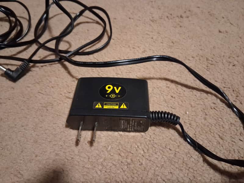 Two - Multi effects Pedal DC Power Supply converters (120v to 9 volts) each unit powers six pedals image 1