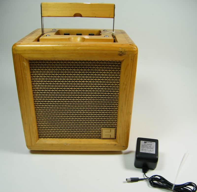 Electro Harmonix Freedom Amp-Handcrafted Pine w/ Power Supply-Rechargeable Battery 1990's image 1