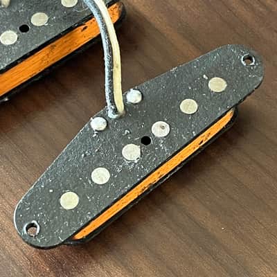 Brandonwound S62 Strat pickups set (bridge with baseplate) image 6