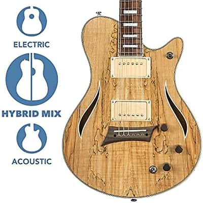 Michael Kelly MKHSSSPPYZ Hybrid Special Chambered Mahogany Body & Neck 6-String Electric Guitar image 2