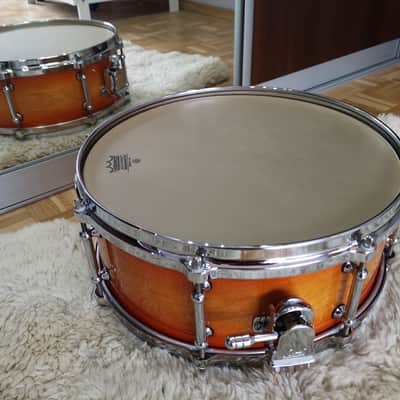 Pearl Snare Custom Classic CL 6314SY 14"x5,5"  2000s Antique Sunburst #138 image 2