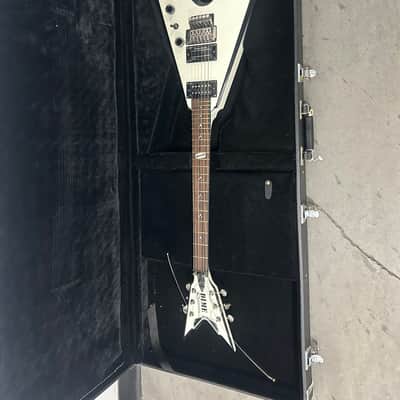 Dean Dimebag Razorback V Electric Guitar Bevel White Pearl w Case image 16