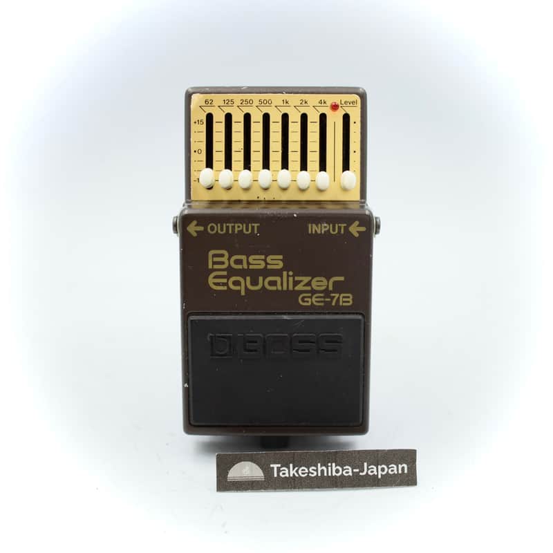 Boss GE-7B Bass Equalizer 1991 Made in Japan Guitar Effect Pedal
