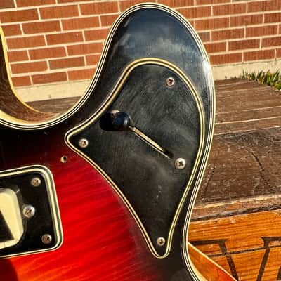 Vintage Univox Custom Coily 330 Style Short Scale Bass Sunburst MIJ image 14