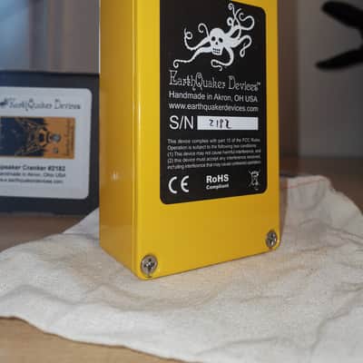 EarthQuaker Devices Speaker Cranker Overdrive V2 2017 - 2021 - Yellow / Black Print image 18