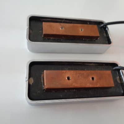 Silver Dollar, P90 Soap Bar Neodymium Handmade pickup  set NECK + BRIDGE / Coil Tap image 7