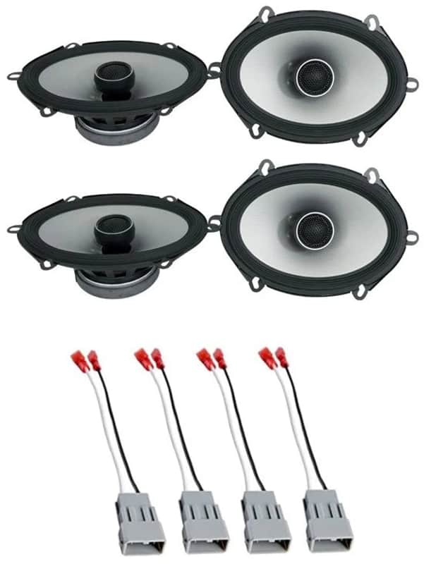 Alpine S2-S68 5x7" Front+Rear Factory Speaker Replacement Kit For 98-01 Ford Explorer image 1