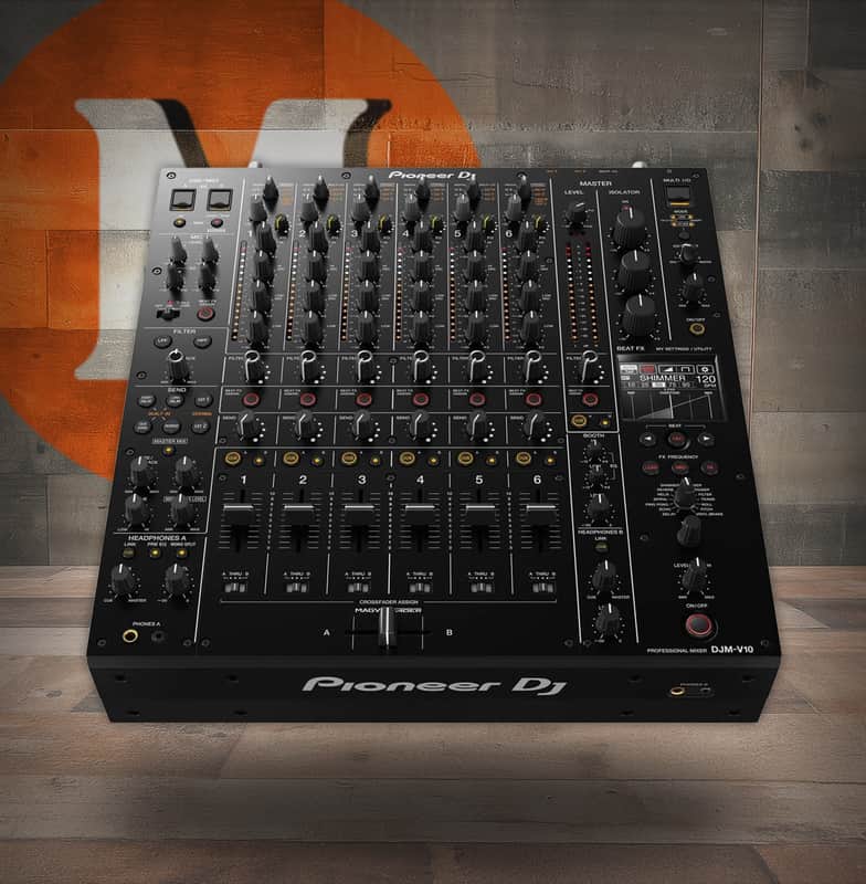 Pioneer DJ DJM-V10 Creative Style 6-Channel Professional DJ Mixer (DJM-V10-LF) image 1