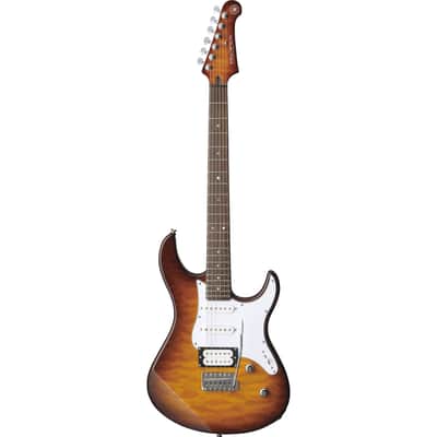 Yamaha PAC212VQM Pacifica Quilted Maple Electric Guitar - Tobacco Brown Sunburst image 2