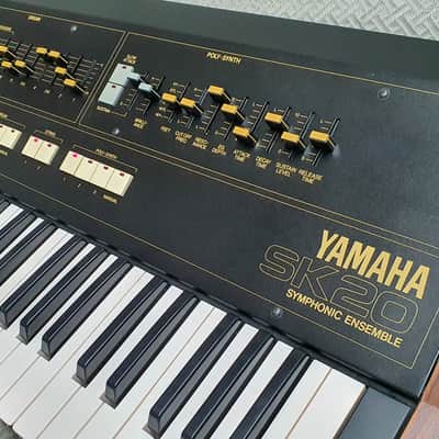 Yamaha SK-20 Symphonic Ensemble Synthesizer 1979 - 1980 - Black image 5