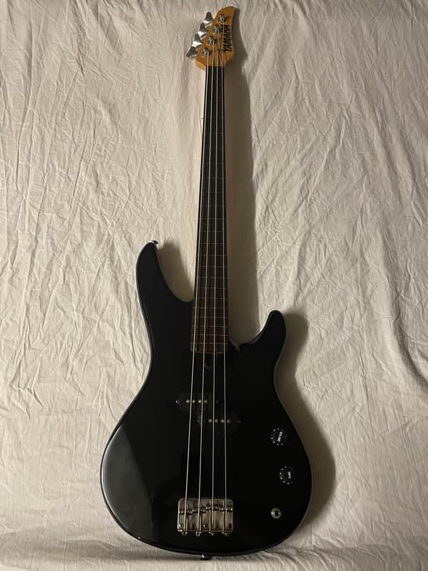 Yamaha RBX 250F 4 String Fretless Electric Bass 2005 Black image 1