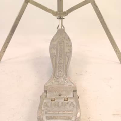 Slingerland "Krupa" Sock/Hi-Hat Cymbal Stand Pedal Vintage 50s Epic #836 Nickel image 7