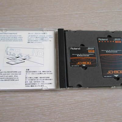 Roland JD-800 Drums&Percussion Dance–SL-JD-80-02 ROM-CARD -Roland