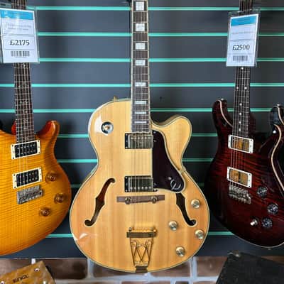 Epiphone Joe Pass Emperor Pro II Natural Gloss 2016 Hollow Body Electric Guitar image 2