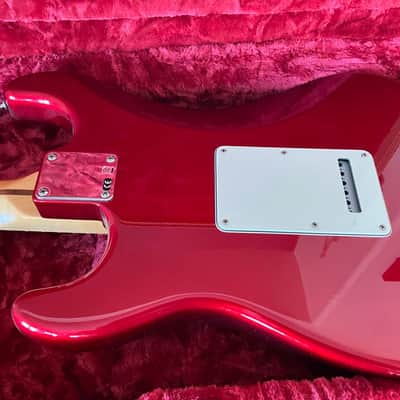 Fender American Special Stratocaster with Maple Fretboard 2013 - Candy Apple Red (Fender Tweed Case included) image 3