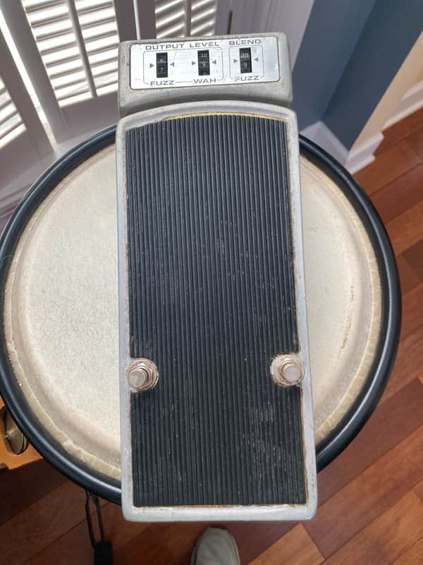 Fender Wah Fuzz volume pedal 1970’s - Chrome image 1