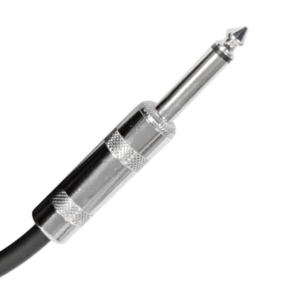 8 Pack of 20 Foot Multi-Color 1/4 Inch TS Right Angle to Straight Guitar Cables 20' Instrument 1/4" Guitar Cords image 3