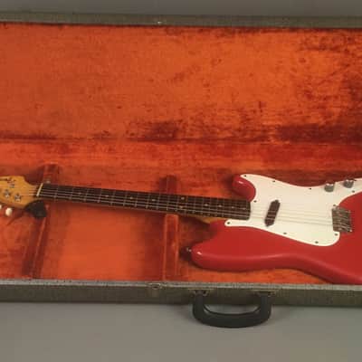 1961 Vintage Pre-CBS Fender USA Musicmaster Dakota Red Nitro True Relic 22.5” Short Scale 3/4 Guitar HSC 6.1 Lb image 13