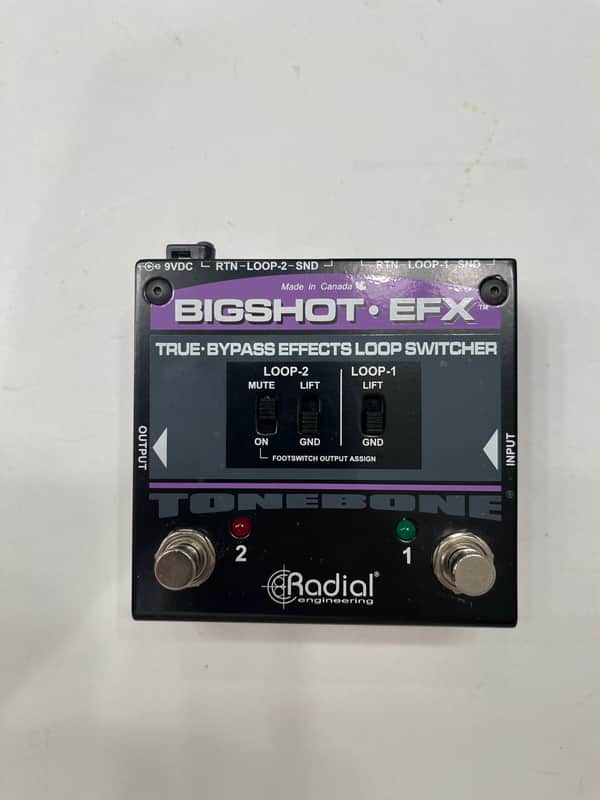 Radial Engineering Bigshot EFX V2 True Bypass Effects Loop Switcher Guitar Pedal image 1