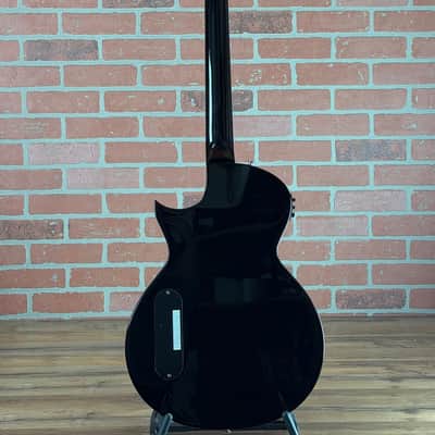 ESP LTD TL-6 Thinline Acoustic-Electric Guitar - Black image 13