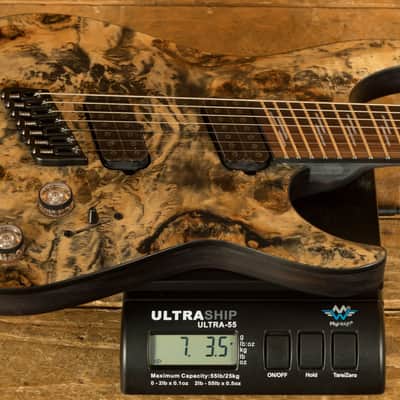Schecter Omen Elite-7 MS - Rosewood - Charcoal - 7-String image 8