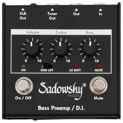 SBP-1 Pédale de préampli basse avec DI Sadowsky image 2