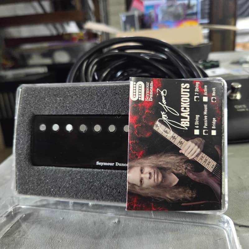 Seymour Duncan Jeff Loomis Signature Blackout 7-String Neck Humbucker 2010s - Black image 1
