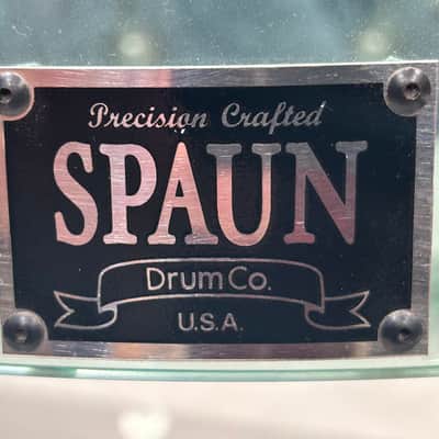 Spaun 7X14" Slotted Acrylic Snare Drum (314-1174) 2000's - Coke Bottle image 2