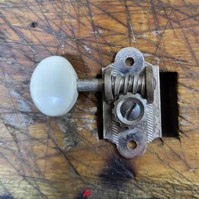 Vintage RARE 1965 Harmony Silvertone Waverly 3x3 Individual Guitar Tuners Rocket Jupiter Luthier Parts image 4
