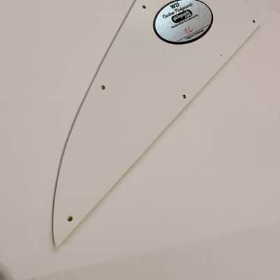 White 3 Ply Pickguard for 2007-2019 Gibson Firebird Reverse Style Made in USA + Red Decal & Screws image 9