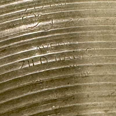 Zildjian 18" A. Zildjian '60s Stamp Ride Cymbal 1960s - Traditional image 3