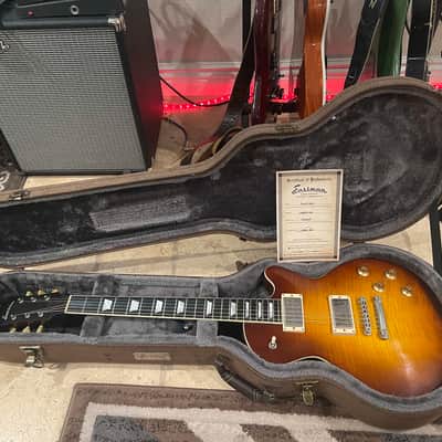 Eastman SB59/v-GB Antique Varnish Series Solid Body Single Cutaway 2010s - Goldburst image 14