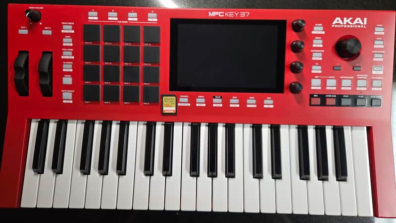 Akai MPC Key 37 Standalone Workstation Synthesizer 2024 - Present - Red image 1