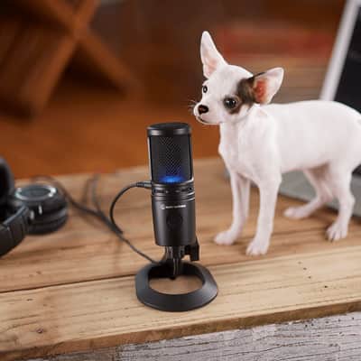 Audio-Technica AT2020USB-X Cardioid Condenser USB Microphone for Content Creators, Black image 6