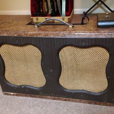 Rare Early DANELECTRO Twin Twelve Super Vibravox Prototype Amp image 1