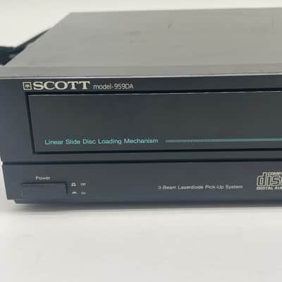 Scott CD Player Model-959DA 1986 Vintage Black Stereo Hi Fi SERVICED WORKING image 2