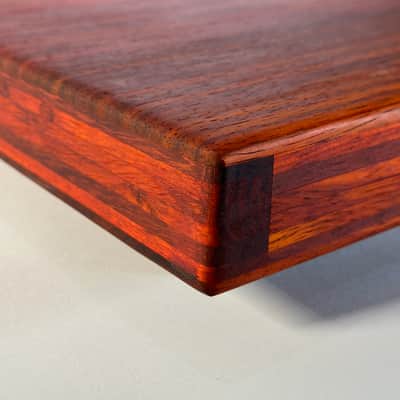 Custom made turntable isolation platform made with Solid padauk wood image 15