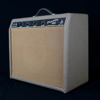 Fender Princeton 6G2 Brownface 12-Watt 1x10" Guitar Combo 1961 - 1963 - Brown image 3