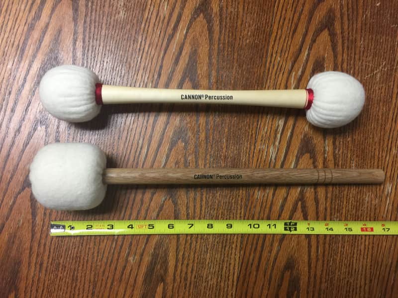 Canon Soft Bass Drum Mallets Double Sided And Single image 1