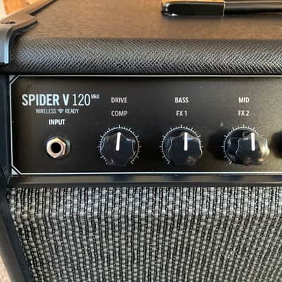 Line 6 Spider V 120 MkII 120-Watt 1x12" Digital Modeling Guitar Combo 2019 - 2021 - Black image 3