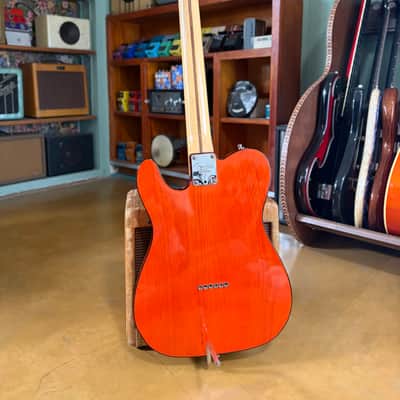 2001 Fender American ’90s Telecaster Thinline SOT Sunset Orange Transparent w/ Hipshot B/G Bender & Drop-D + G&G Case image 8