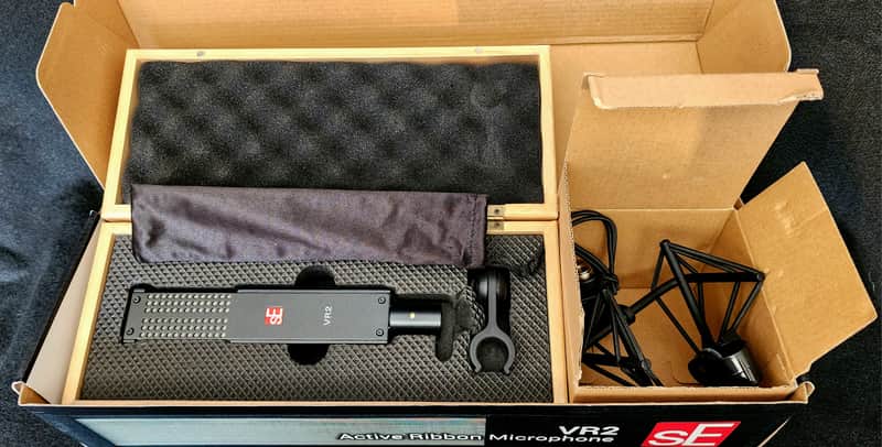sE Electronics Voodoo VR2 Active Ribbon Microphone 2010 - Present - Black image 1