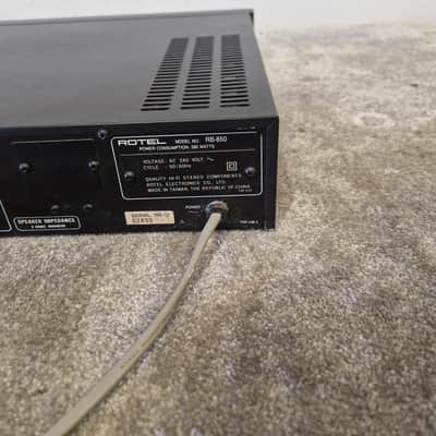 Rotel RB-850 - Stereo Power Amplifier - Excellent image 12