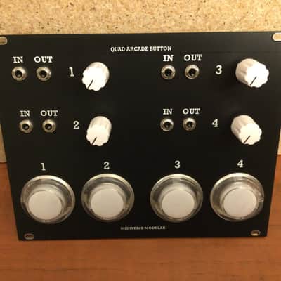 Midiverse Modular - Quad Arcade Button - Eurorack image 1